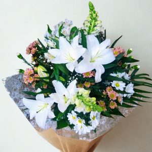 Ramo de flor natural y colores suaves